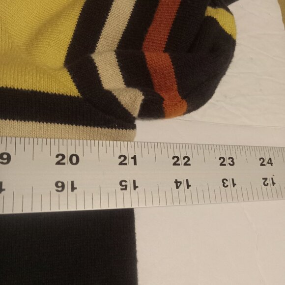 Ted Lapidus Men's Striped 1/4 Zip Polo Shirt Size L - Picture 7 of 8